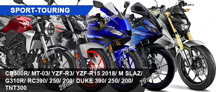 ยาง CBR 300, MT03, R3, R15, M Slaz, G310R, RC390, Ninja